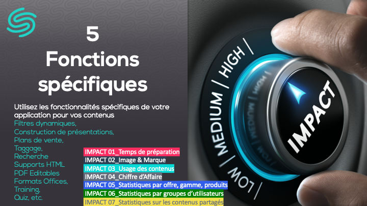 5 fonctions spécifiques